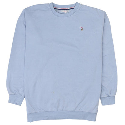 Mens UK Size L U.S. Polo Assn. Blue Pullover Sweatshirt