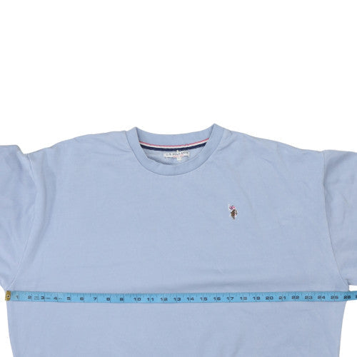 Mens UK Size L U.S. Polo Assn. Blue Pullover Sweatshirt