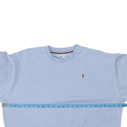 Mens UK Size L U.S. Polo Assn. Blue Pullover Sweatshirt