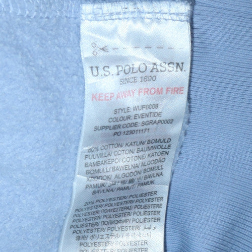 Mens UK Size L U.S. Polo Assn. Blue Pullover Sweatshirt