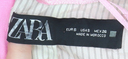 Womens UK Size S Zara Regular Pink Blazer