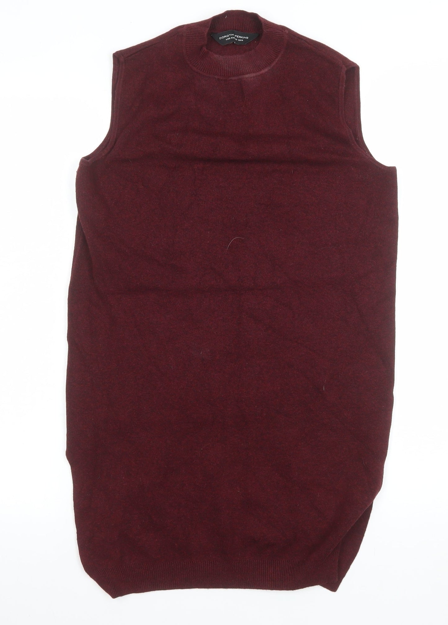 Womens UK Size 10 Dorothy Perkins Red Basic Tank