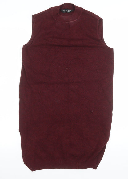 Womens UK Size 10 Dorothy Perkins Red Basic Tank