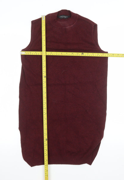 Womens UK Size 10 Dorothy Perkins Red Basic Tank