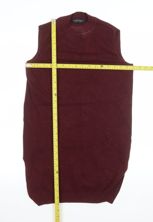 Womens UK Size 10 Dorothy Perkins Red Basic Tank