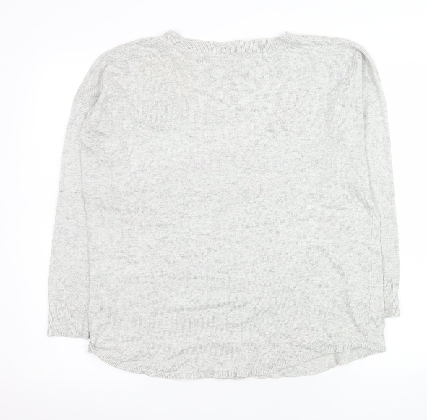Womens UK Size M Oasis Grey Pullover Jumper