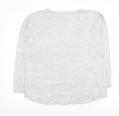 Womens UK Size M Oasis Grey Pullover Jumper