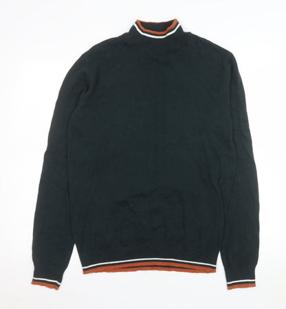 Mens UK Size M Brave Soul Green Pullover Jumper