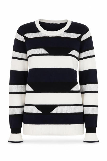 MARCS Women's Multicoloured Striped Cotton Jumper XS