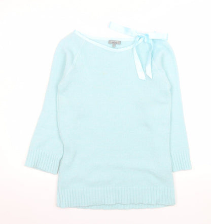 Womens UK Size 16 Marks and Spencer Blue Pullover Jumper