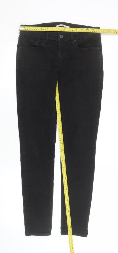 Womens UK Size 27 Levi's Slim Fit Skinny Black Jeans