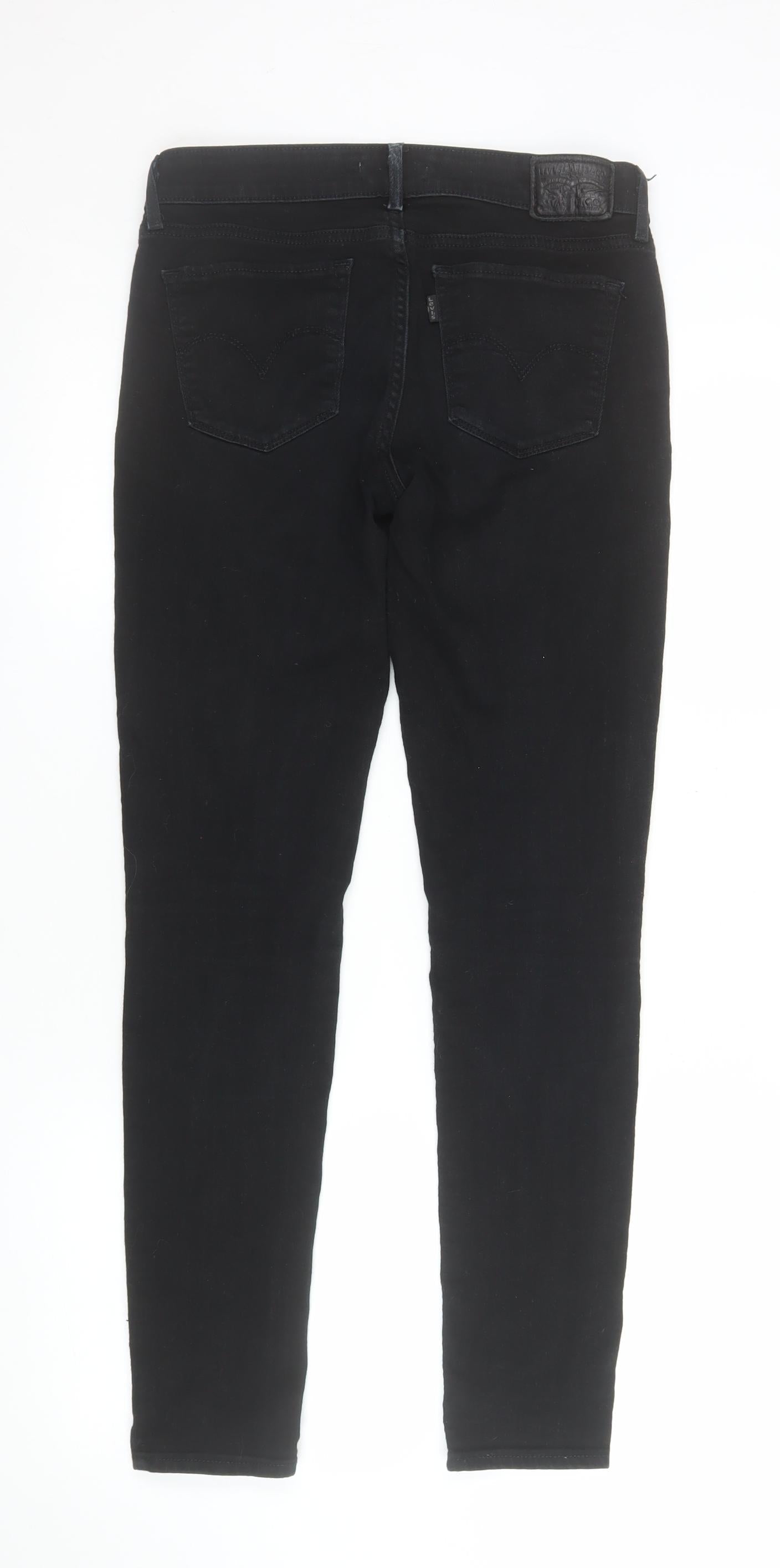 Womens UK Size 27 Levi's Slim Fit Skinny Black Jeans