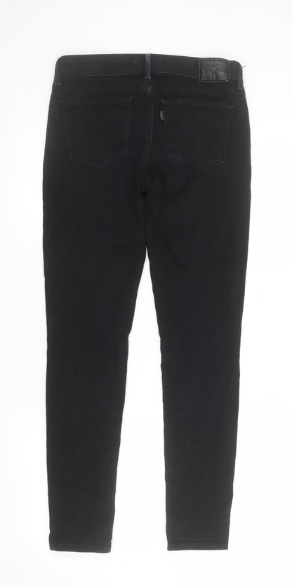 Womens UK Size 27 Levi's Slim Fit Skinny Black Jeans