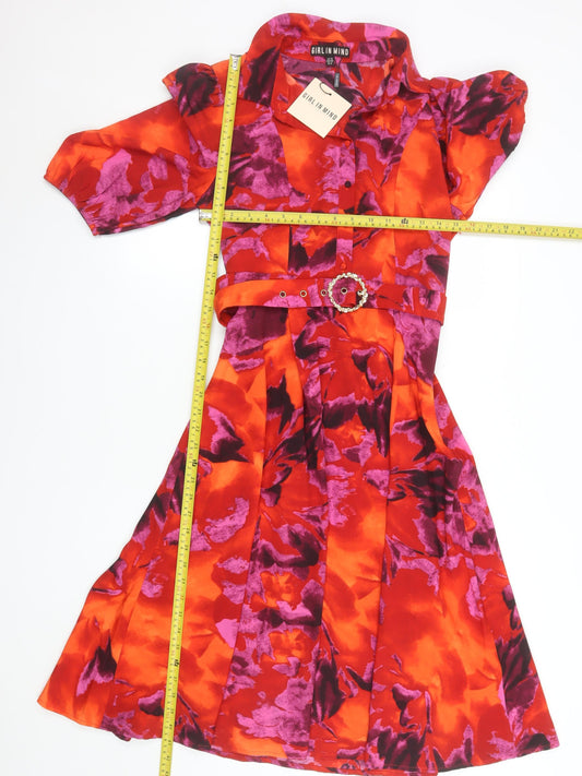 Womens UK Size 10 Girl In Mind Fit & Flare Dress