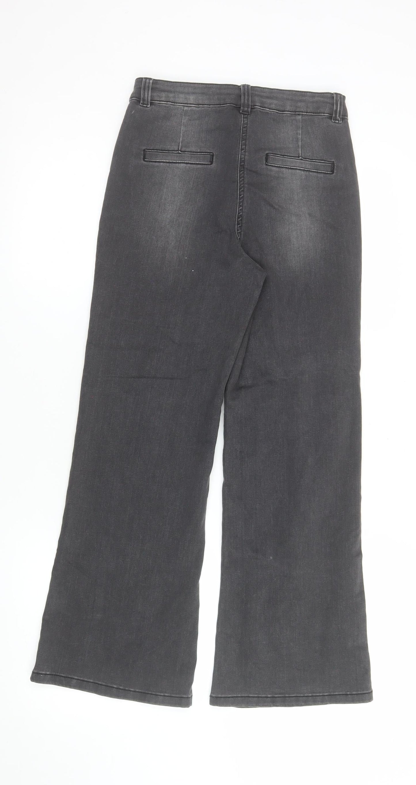 Girls UK Size 10 Years NEXT Regular Fit Wide-Leg Jeans