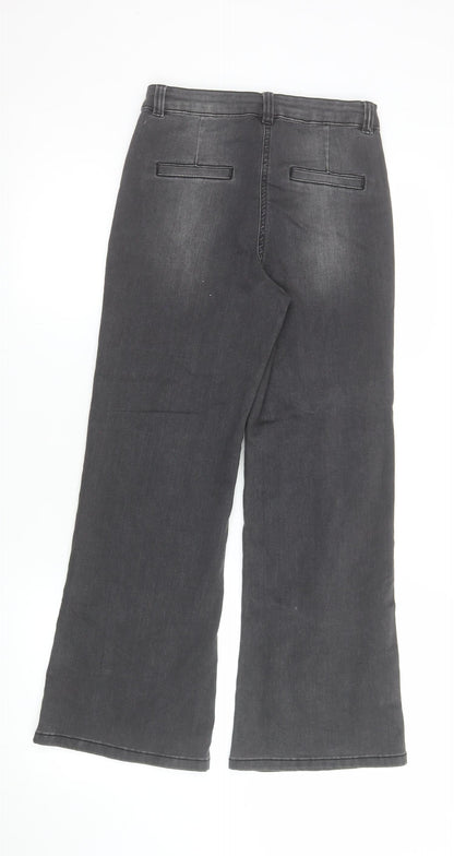 Girls UK Size 10 Years NEXT Regular Fit Wide-Leg Jeans