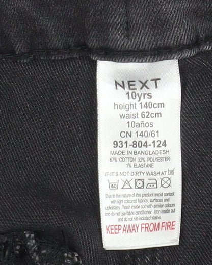 Girls UK Size 10 Years NEXT Regular Fit Wide-Leg Jeans