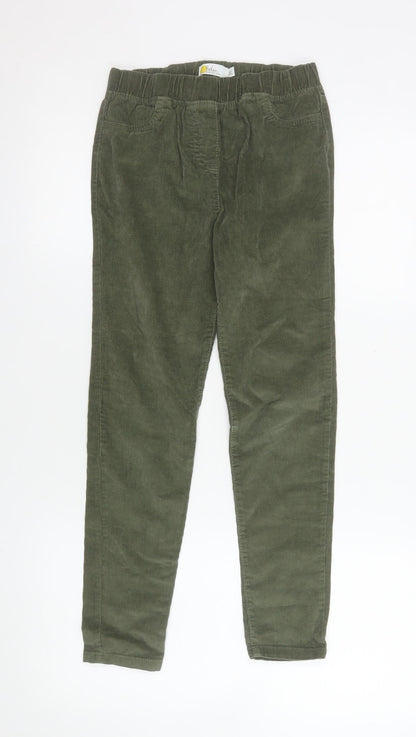 Girls UK Size 10 Years Boden Regular Fit Jegging Green Trousers