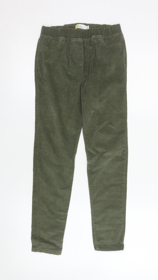 Girls UK Size 10 Years Boden Regular Fit Jegging Green Trousers
