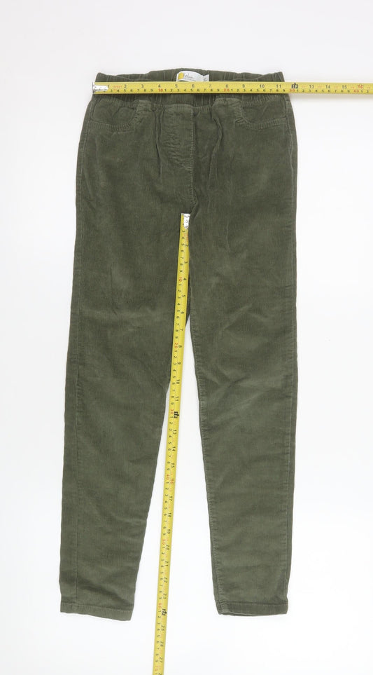 Girls UK Size 10 Years Boden Regular Fit Jegging Green Trousers
