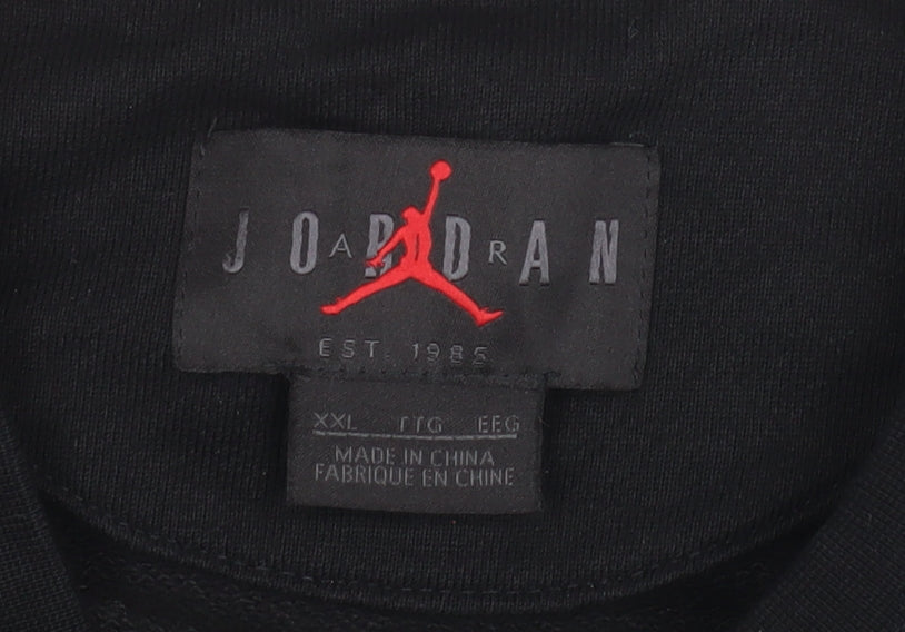 Mens UK Size 2XL Jordan Black Pullover Sweatshirt