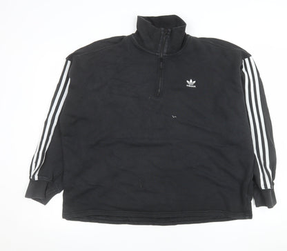 Mens UK Size 3XL adidas Black Pullover Sweatshirt