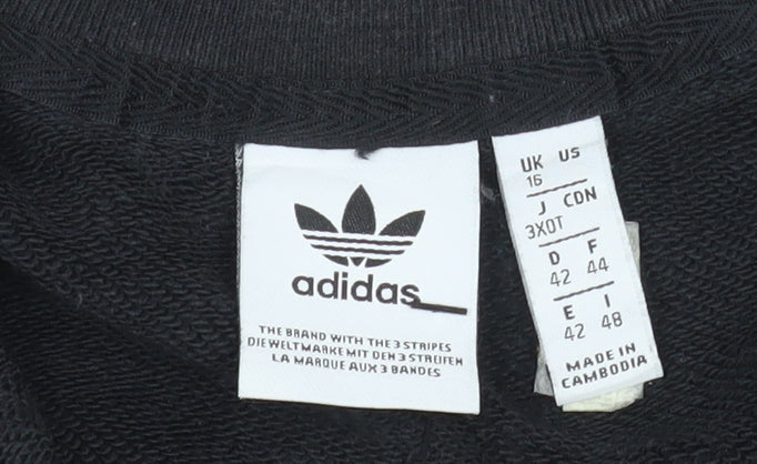 Mens UK Size 3XL adidas Black Pullover Sweatshirt