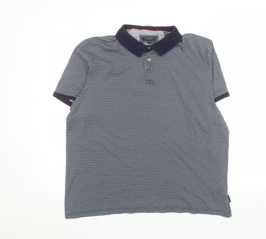 Mens UK Size XL Ted Baker 100% Cotton Polo Shirt