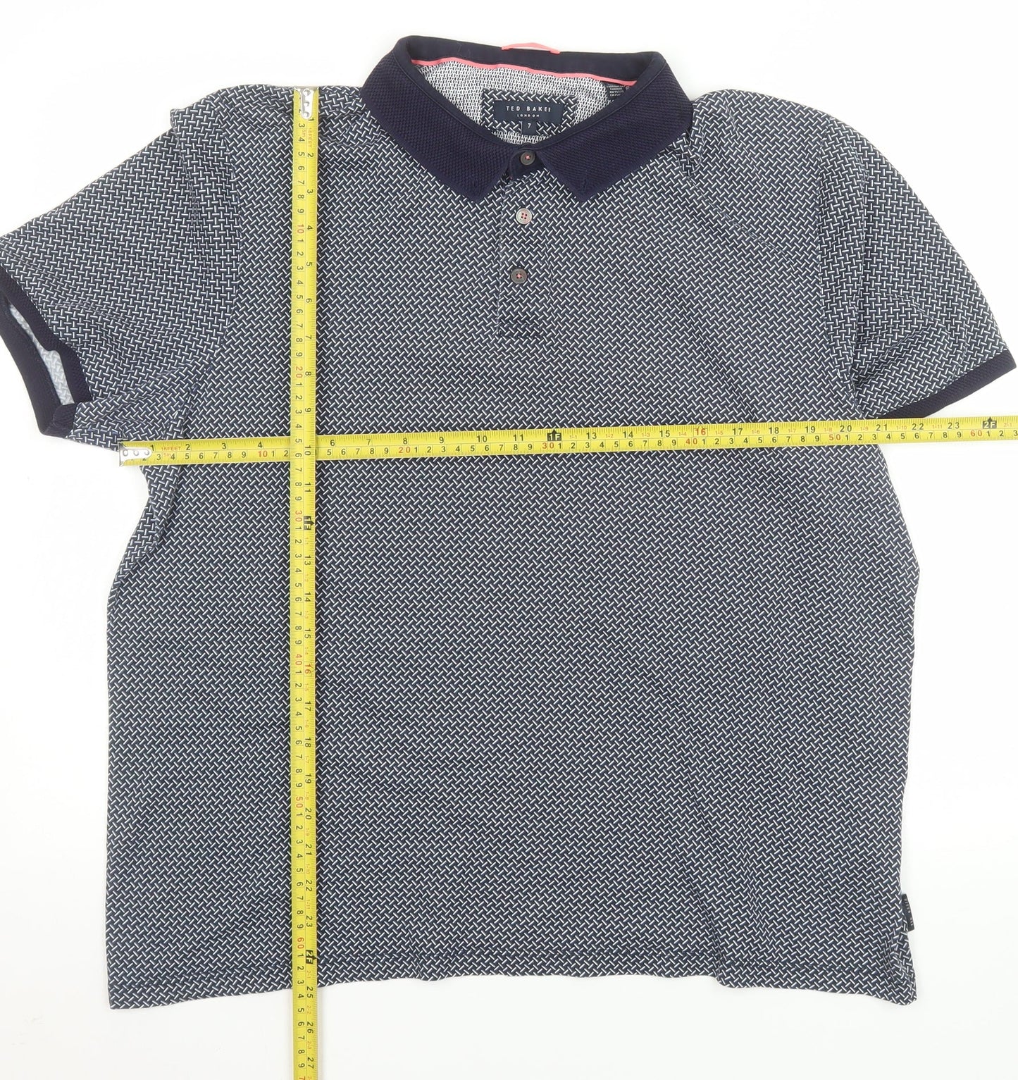 Mens UK Size XL Ted Baker 100% Cotton Polo Shirt