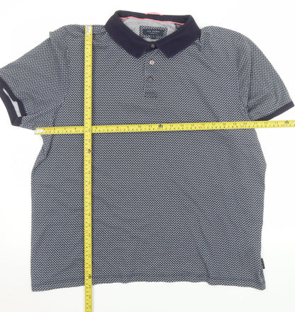 Mens UK Size XL Ted Baker 100% Cotton Polo Shirt