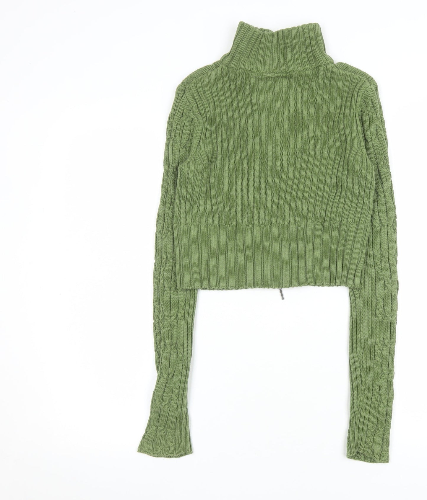 Womens UK Size 6 Reclaimed Vintage Green Basic Jacket