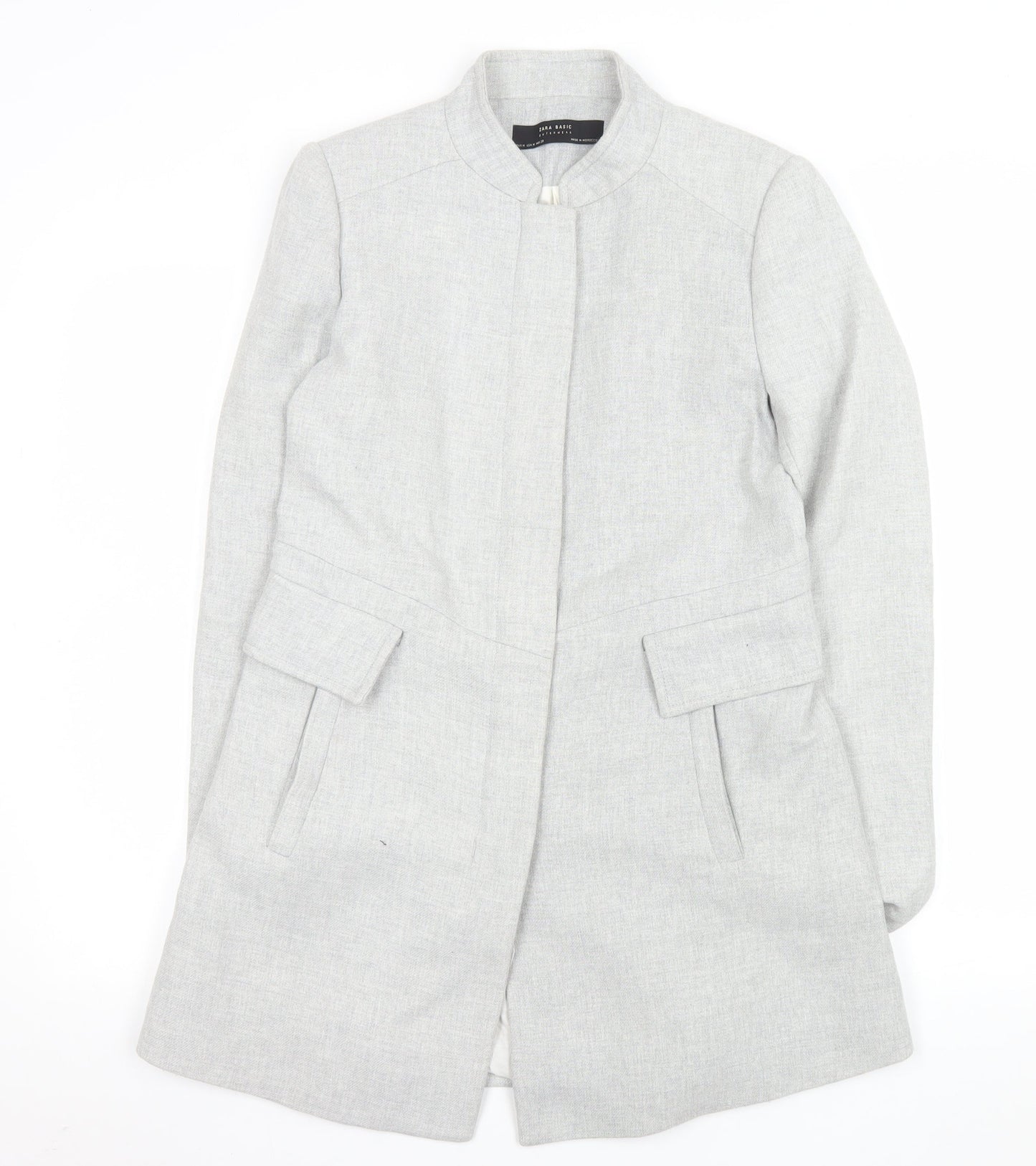 Womens UK Size 12 Zara Grey Overcoat