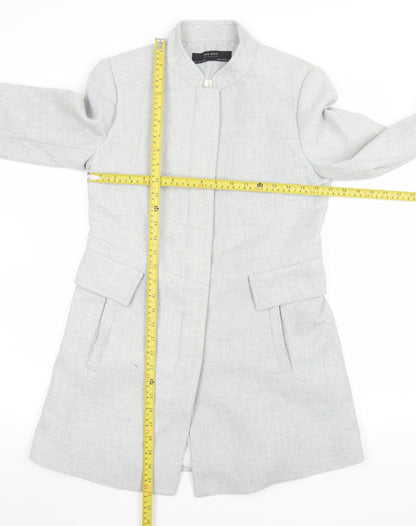 Womens UK Size 12 Zara Grey Overcoat