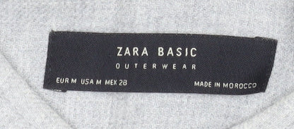 Womens UK Size 12 Zara Grey Overcoat