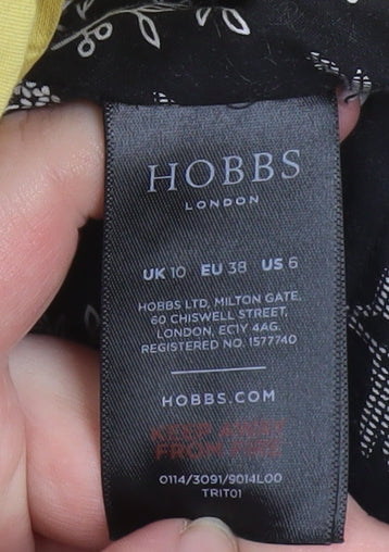 Womens UK Size 10 Hobbs Yellow Rain Coat