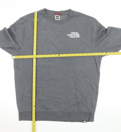 Mens UK Size L The North Face Grey Pullover Sweatshirt