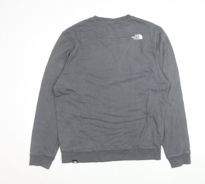 Mens UK Size L The North Face Grey Pullover Sweatshirt