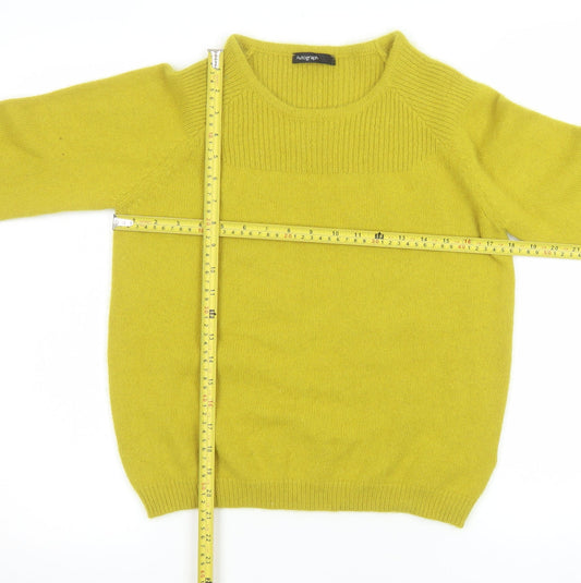 Marks and Spencer Autograph Women's Green Angora Jumper Size 10
