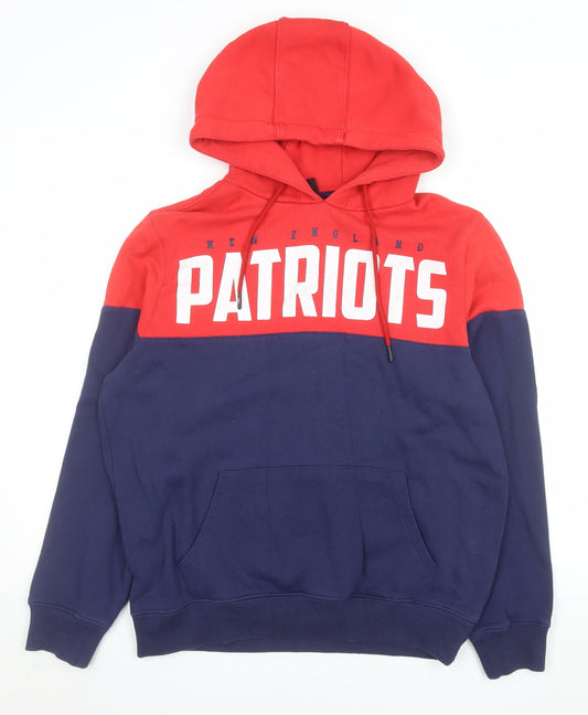 Mens UK Size M NFL Team Apparel Multicoloured Pullover Hoodie
