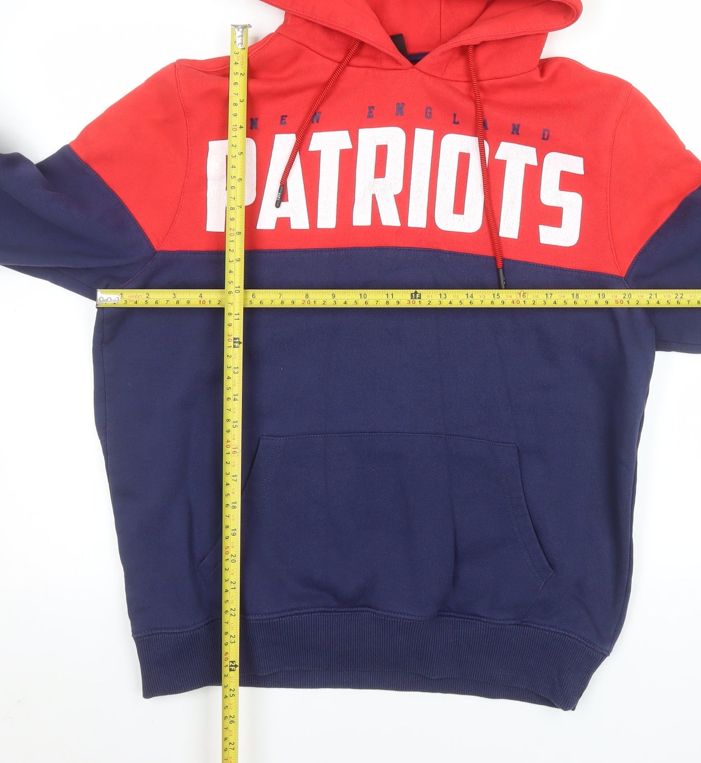 Mens UK Size M NFL Team Apparel Multicoloured Pullover Hoodie