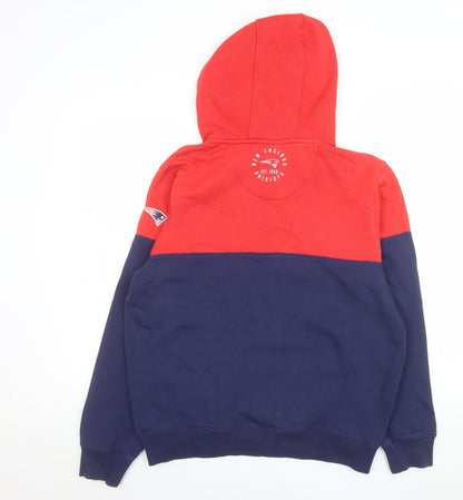 Mens UK Size M NFL Team Apparel Multicoloured Pullover Hoodie