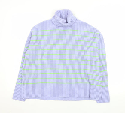 Womens UK Size M Marks and Spencer Purple Pullover Jumper
