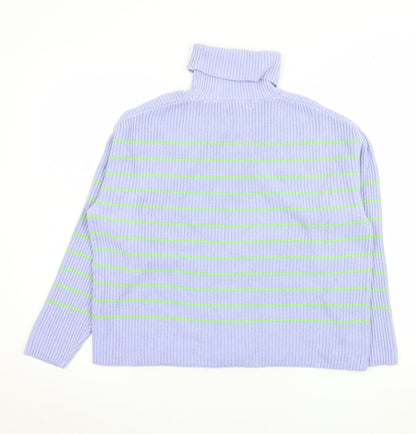 Womens UK Size M Marks and Spencer Purple Pullover Jumper