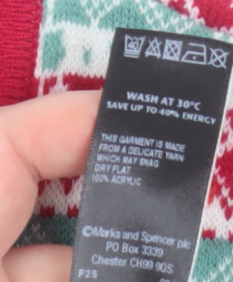 Womens UK Size 14 Marks and Spencer Multicoloured Pullover Jumper