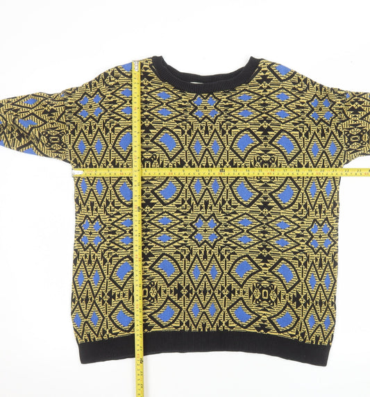 Mens UK Size M Zara Multicoloured Pullover Jumper