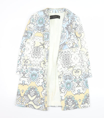 Womens UK Size M Zara Basic Regular Multicoloured Blazer