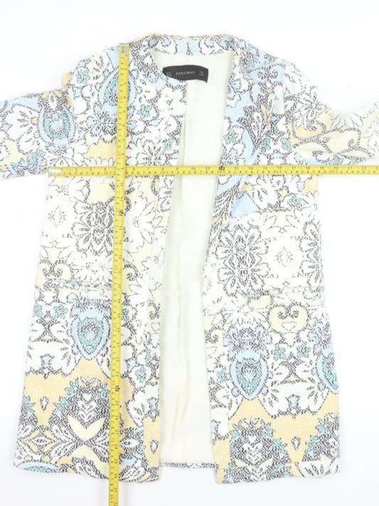 Womens UK Size M Zara Basic Regular Multicoloured Blazer