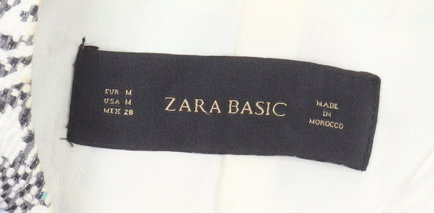 Womens UK Size M Zara Basic Regular Multicoloured Blazer