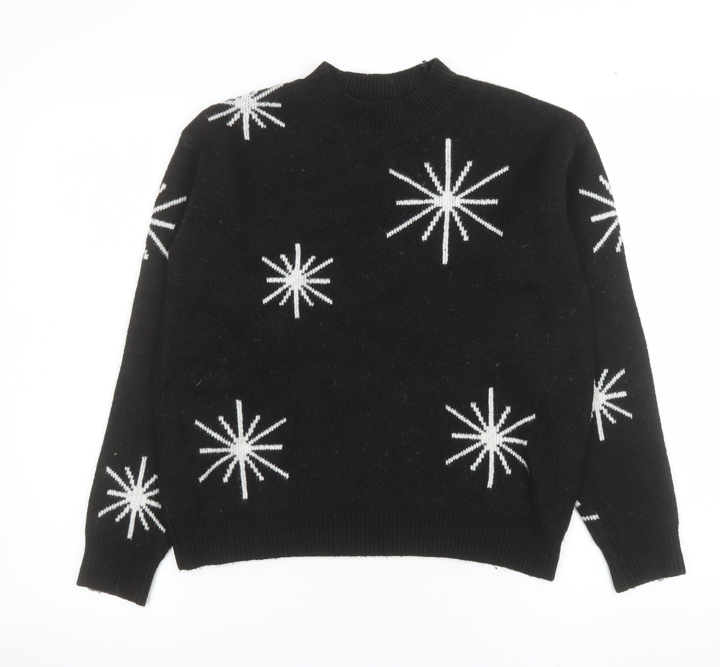 Womens UK Size S Marks and Spencer Black Pullover Jumper