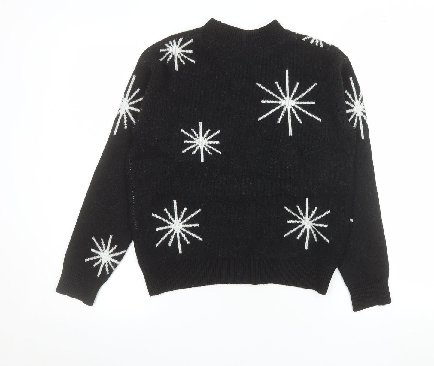 Womens UK Size S Marks and Spencer Black Pullover Jumper